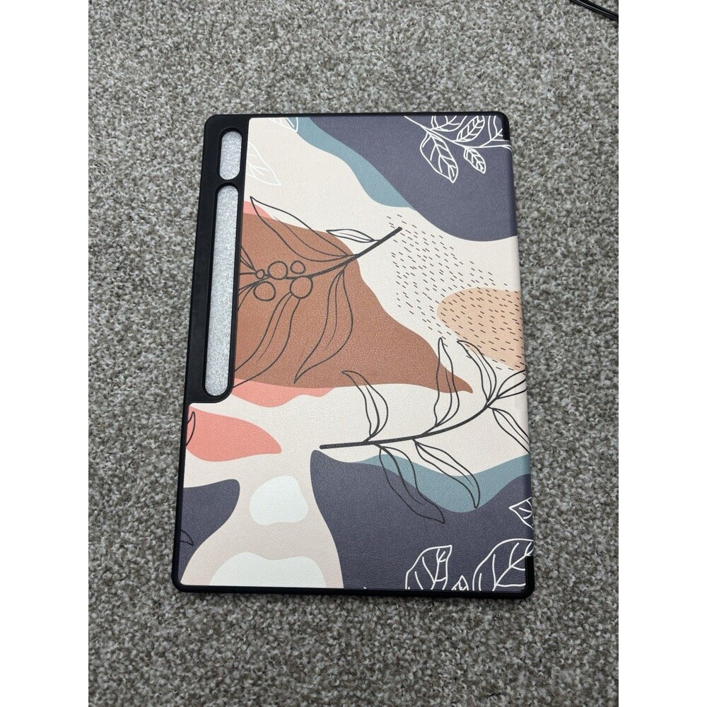 Samsung Tab S9 Ultra 14.6” Tablet Case Abstract Floral Folio Stand Cover